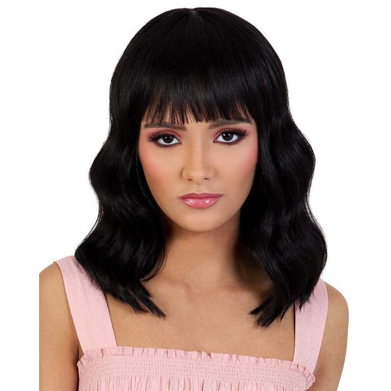 Debora | Synthetic Wig by Motown Tress Deep Red