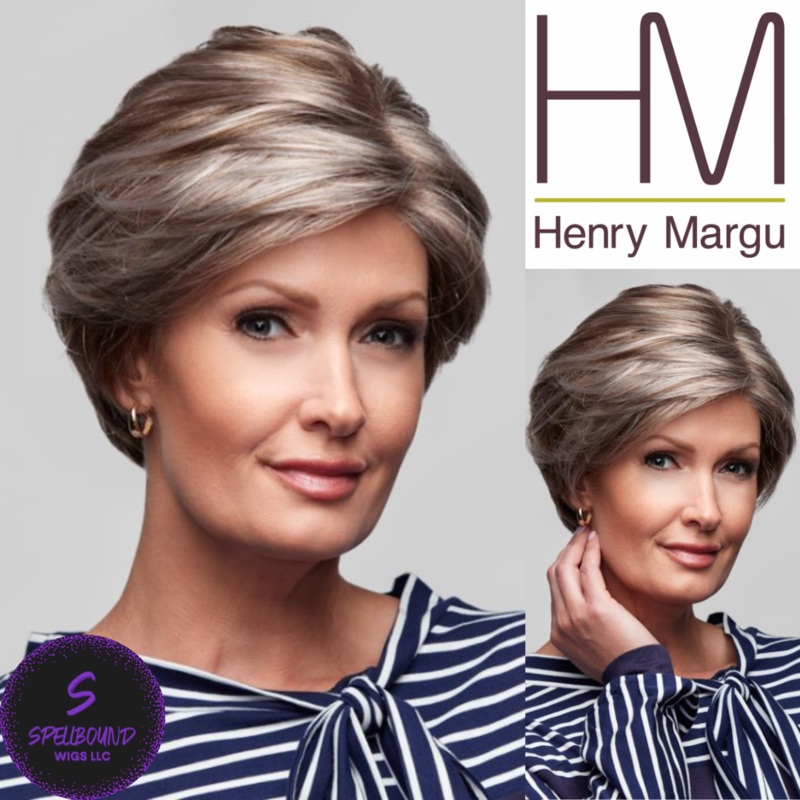 Ivie – Synthetic Wig Collection by Henry Margu 1BH – Off black with medium dark brown highlights
