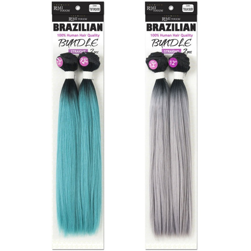 New Born Free Brazilian Premium Remi Touch Bundle Weave – YAKI STRAIGHT 2 PCS 10 – 18″ 10 1