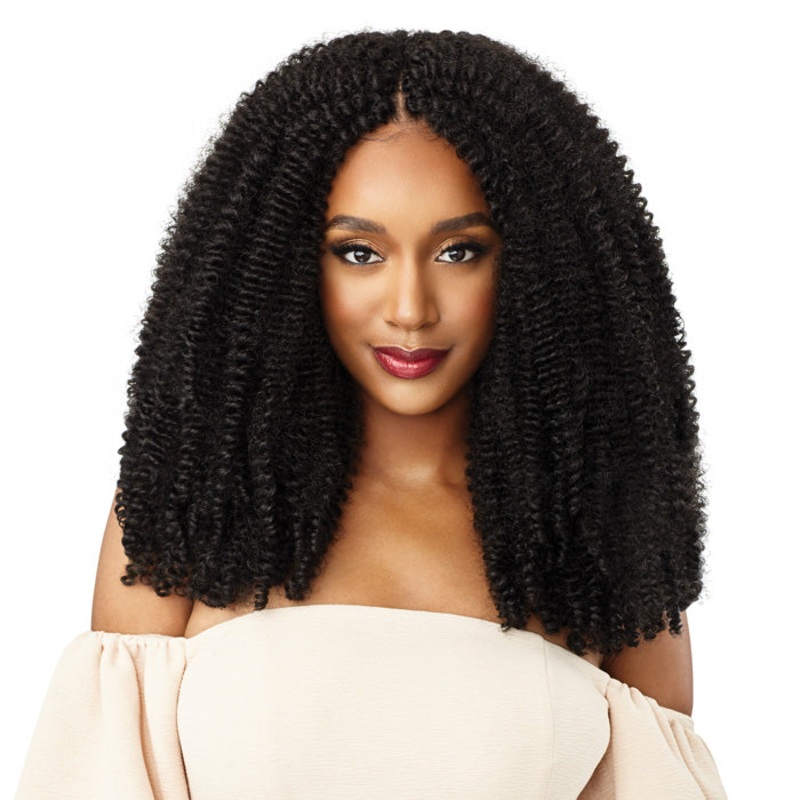 Outre X-Pression Twisted Up Crochet Braids 3X – SPRINGY BOHEMIAN TWIST 16″ 1