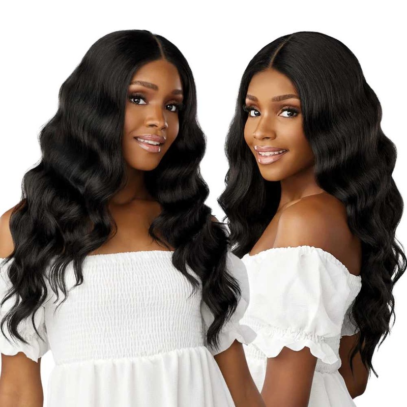 Sensationnel Dashly Synthetic Lace Front Wig – Lace Unit 48 1 JET BLACK