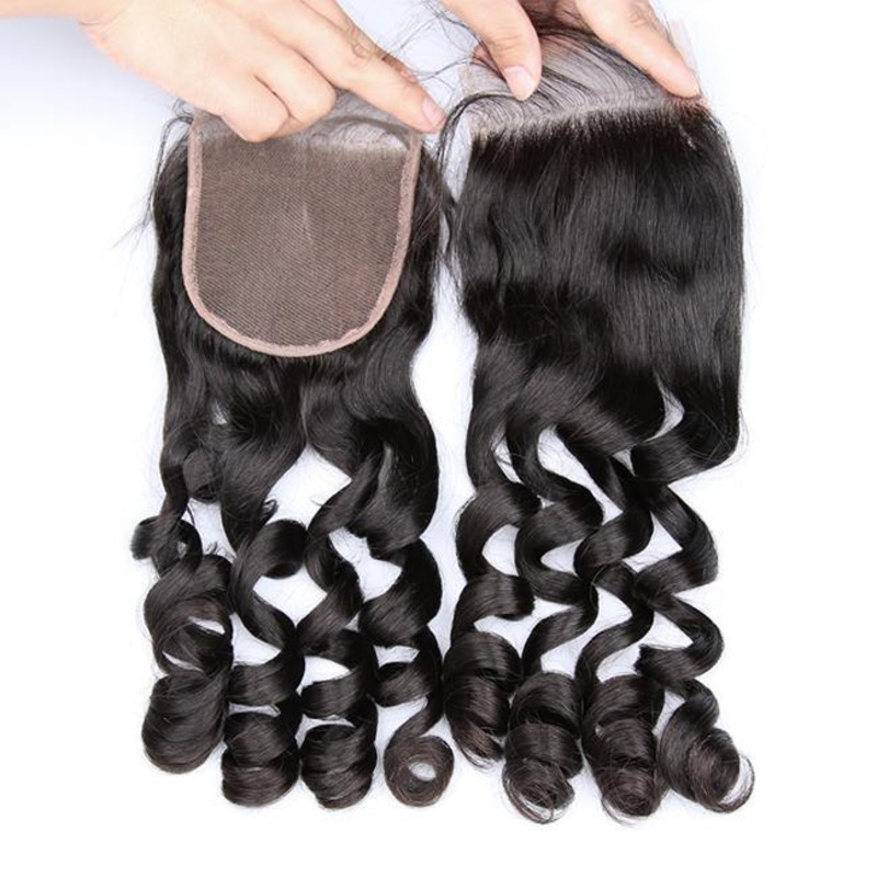 1pc Loose Wave 4×4 Lace Closure 100% Human Hair 10