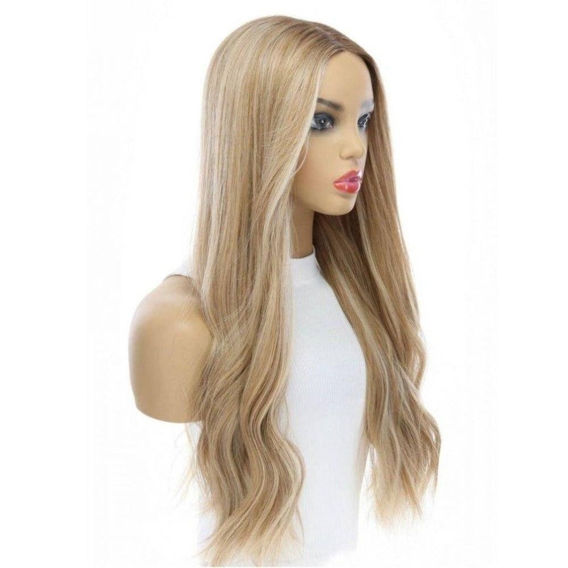 26″ Divine Lace Top Wig Ash Blonde Zig Zag Lace Front