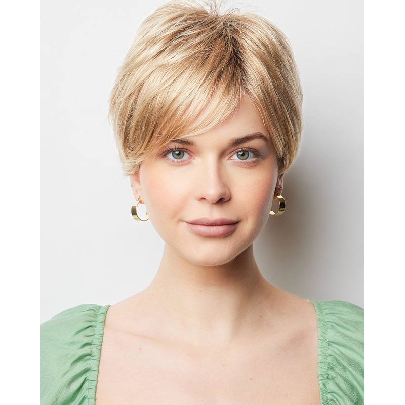 Bay | Lace Front & Monofilament Top Synthetic Wig by Amore Auburn Sugar