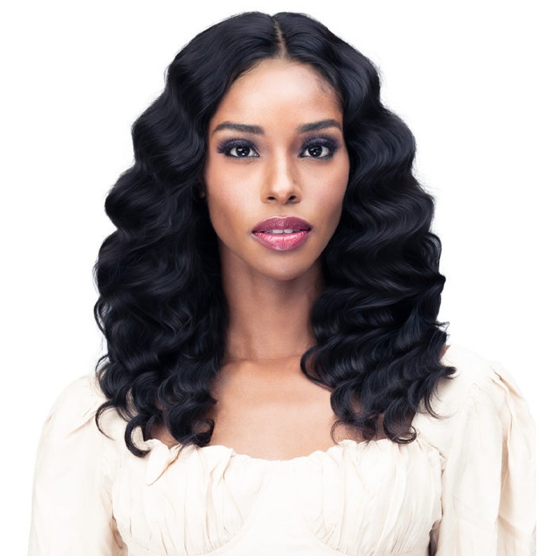 Bobbi Boss Unprocessed Human Hair HD Lace Front Wig MHLF482 BRONIA NATURAL