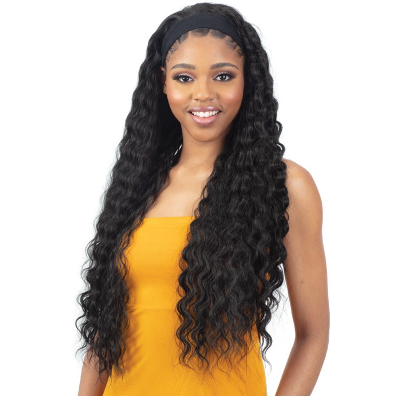 Model Model Headband Full Cap Half Wig – SAFIA 1