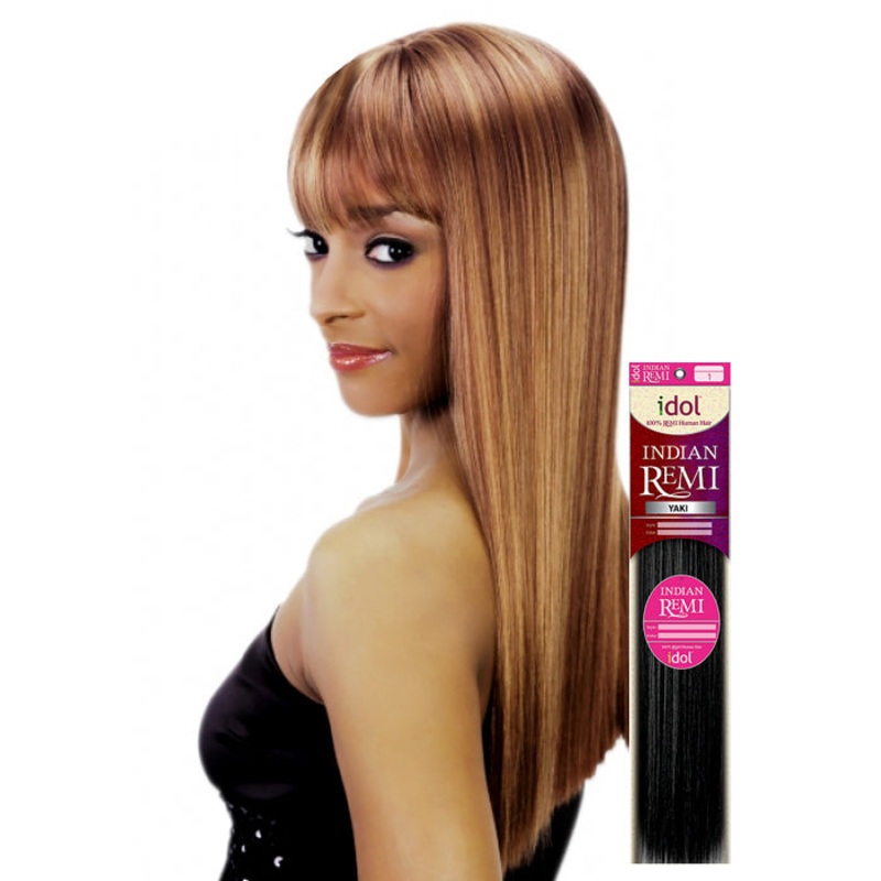 New Born Free Indian Remi Human Hair Weave Idol Yaki 10″ – 14″ 14S 4