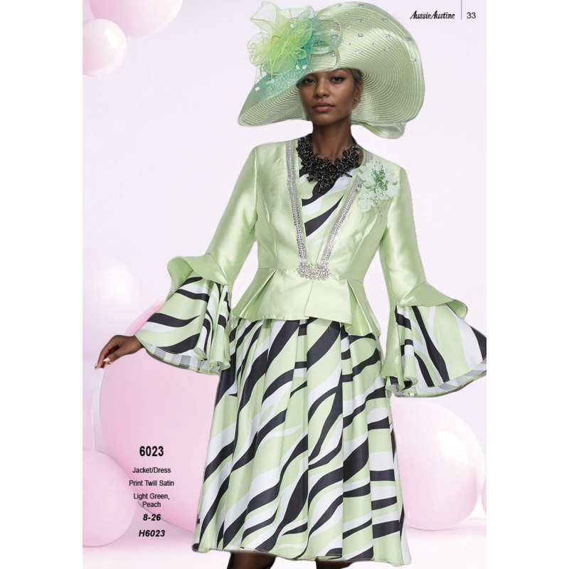 Waves in Style Hat Light Green OS