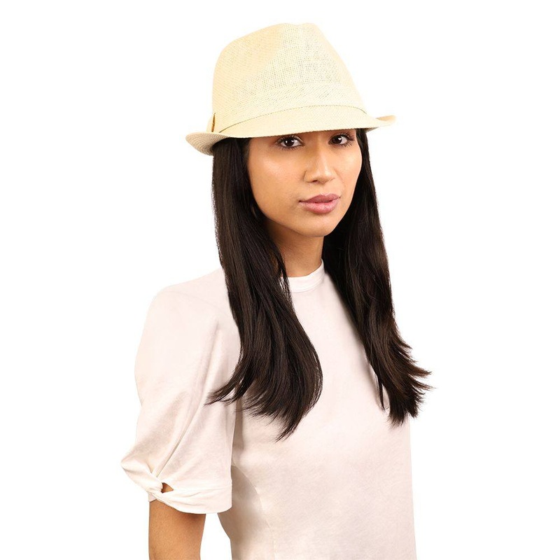 20″ HatFall Wig Natural Black Open Wefted