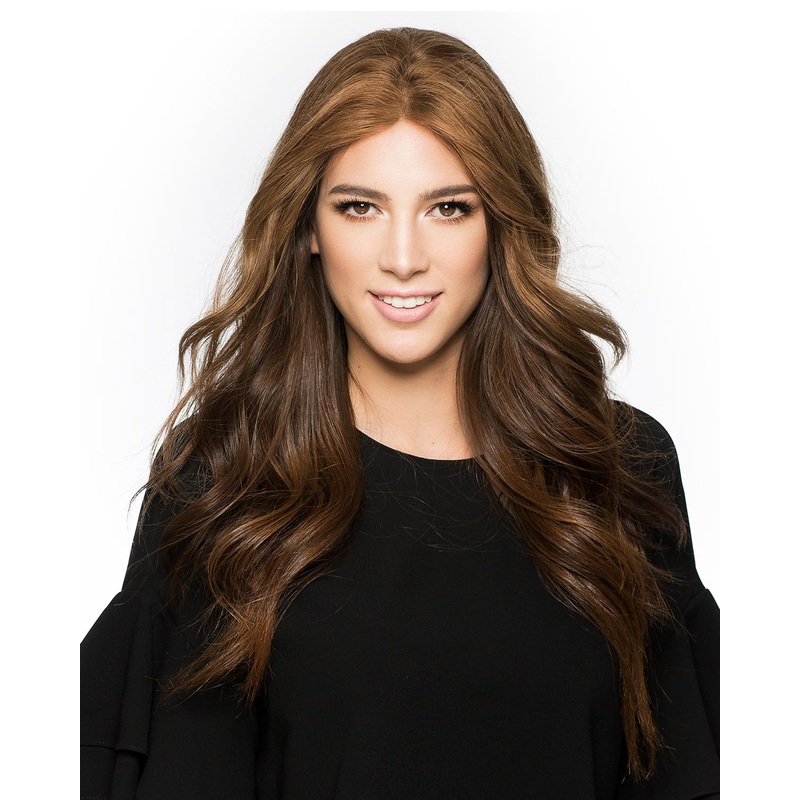 Demi Topper | Monofilament Human Hair Wiglet by Wig Pro Golden Blonde
