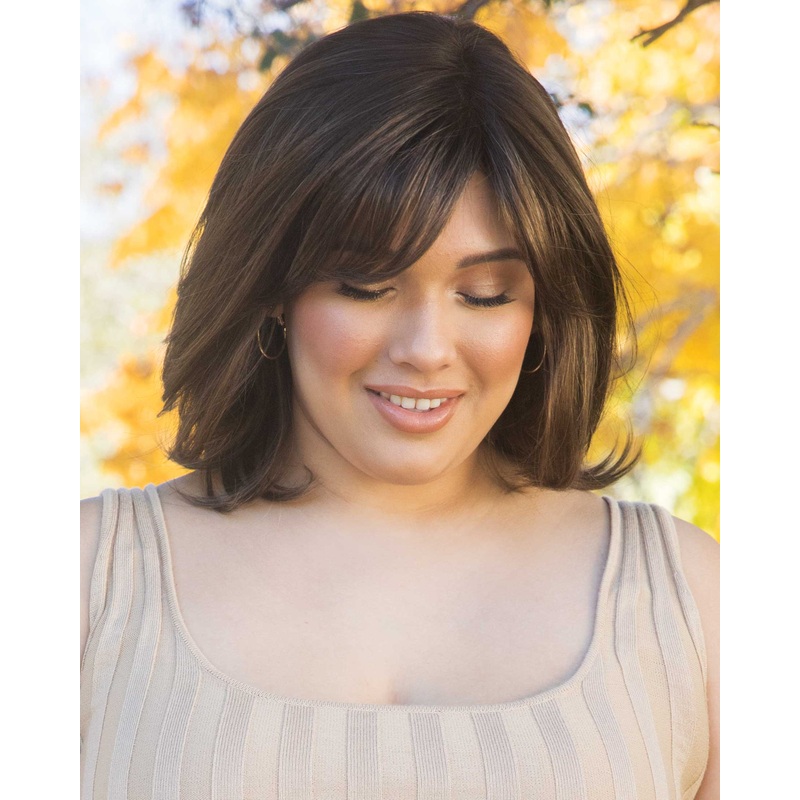 Levy | Monofilament Synthetic Wig by Amore Auburn Sugar