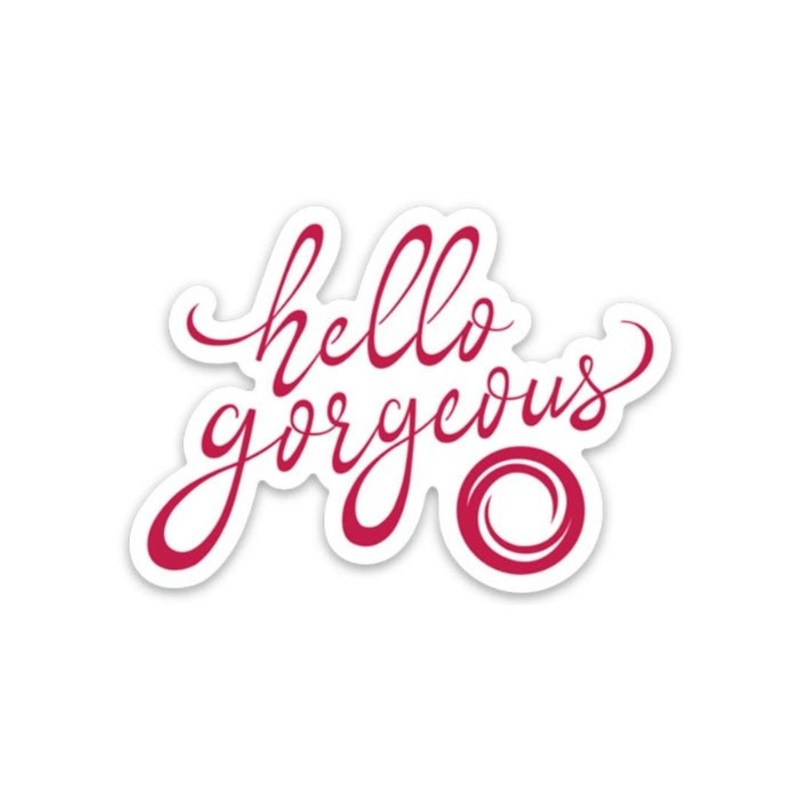 Hello Gorgeous Vinyl Sticker