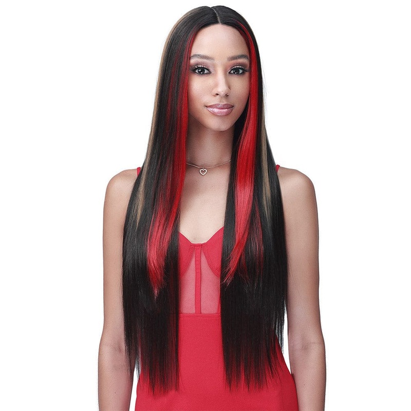 Bobbi Boss HD Transparent Lace Part Wig – MBLF31 Eilish 1 JET BLACK