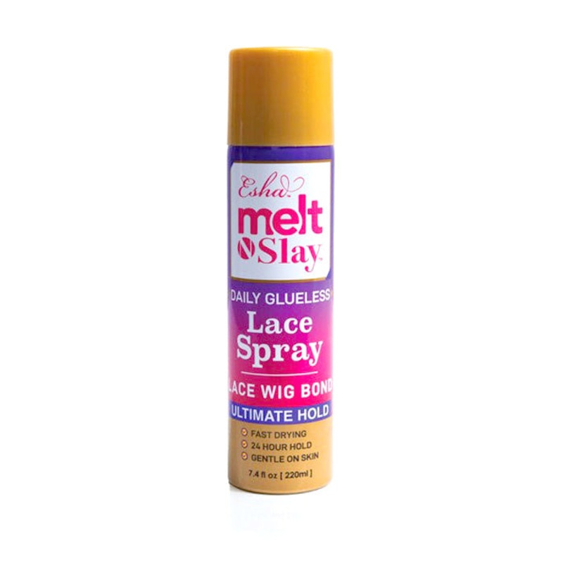 Esha Melt N Slay Daily Glueless Lace Spray Wig Bond – ULTIMATE HOLD 2.7 OZ