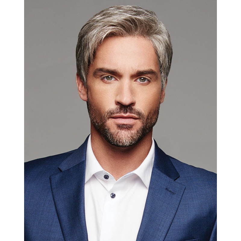 Reserved | Average/Large Men’s Lace Front & Monofilament Crown Synthetic Wig by HIM M14S