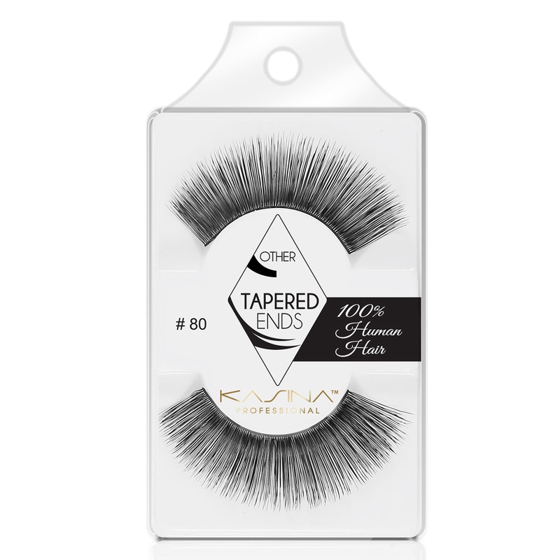 Tapered Ends Eyelashes #80 | by Kasina Professional