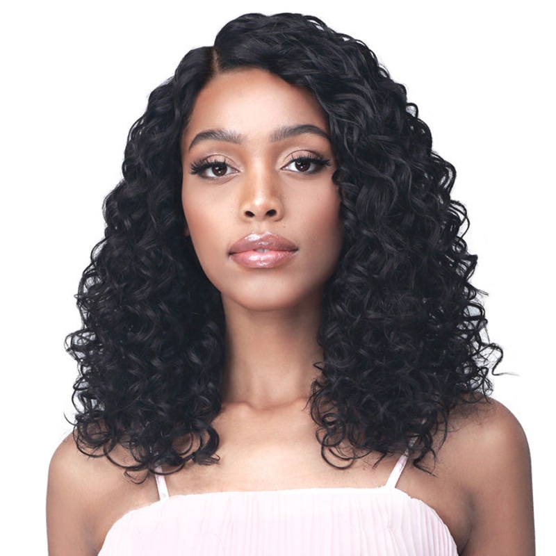 Bobbi Boss 100% Human Hair Deep Lace Wig – MHLF595 WATER WAVE 16 1