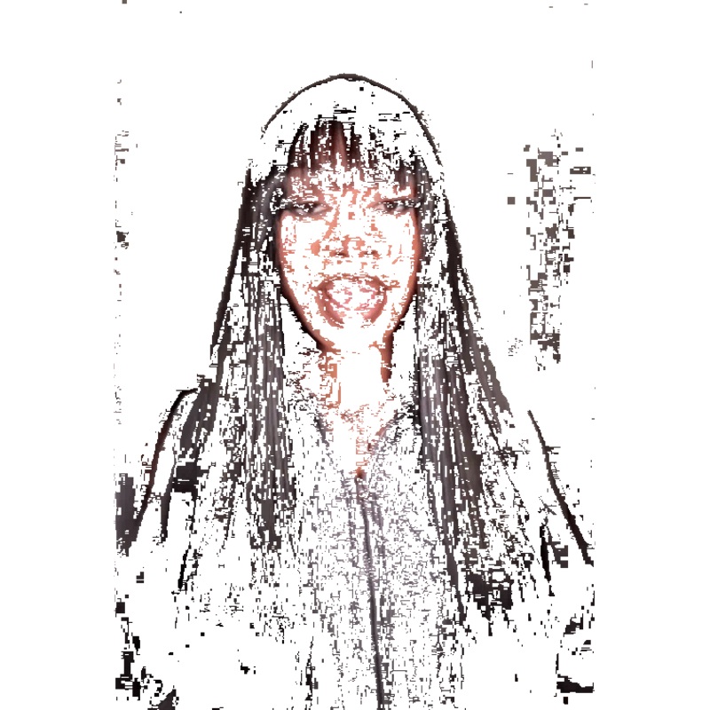 Breathable Cap Yaki Straight Ultra Natural Minimalist Lace Long Wig with Bangs 10 BOB