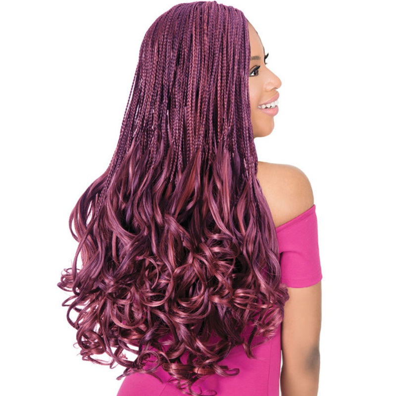 Chade Alitress Crochet Braids – FRENCH CURL 22″ 3X 1