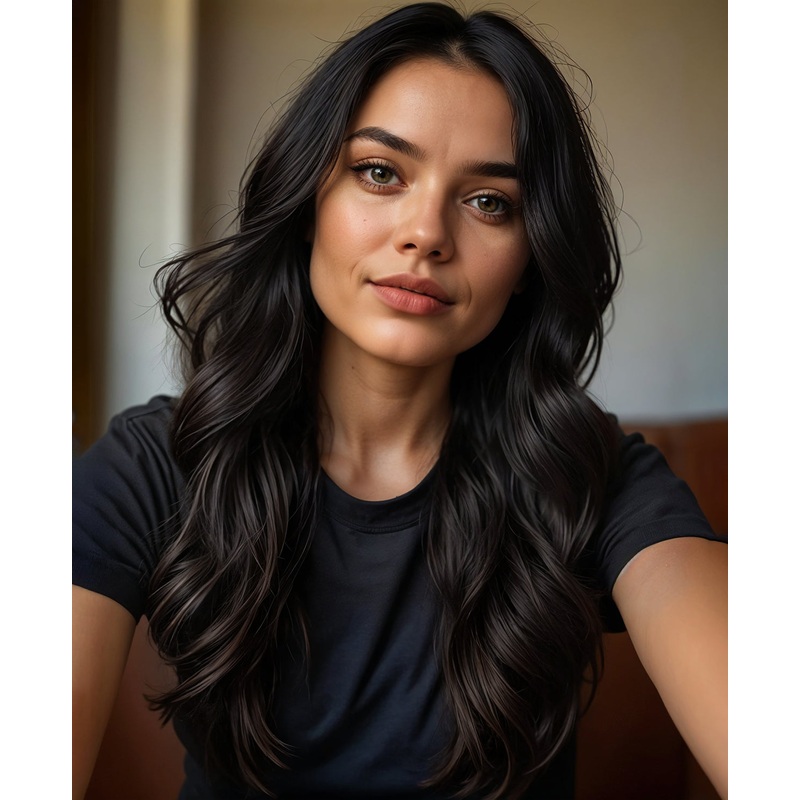 clip-in volumizer natural black. 14″ 1 x Extra-large weft