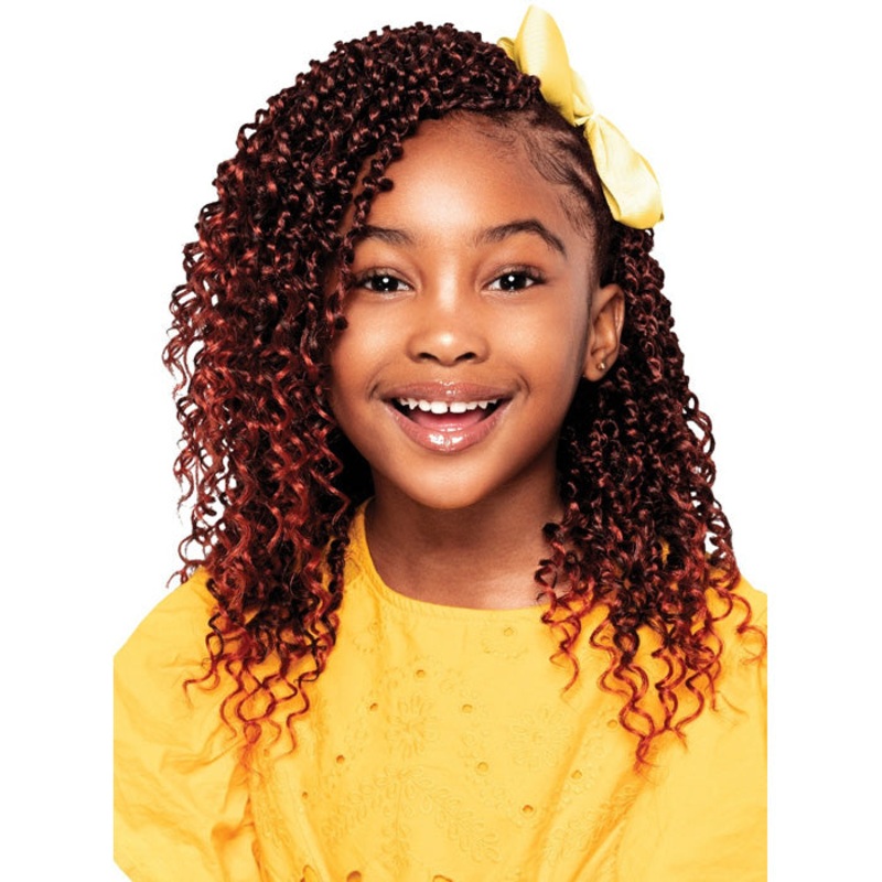 Outre X-Pression LiL 3X Looks Crochet Braid – PASSION WATER WAVE FEED TWIST 10″ 1