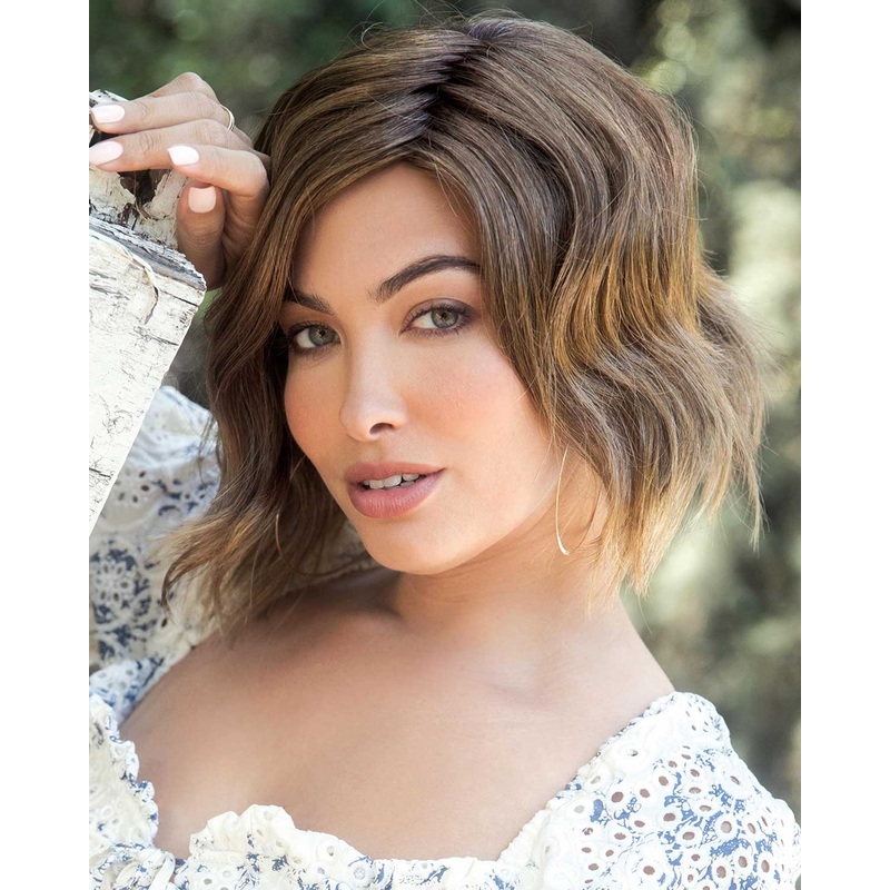 Ella (Exclusive) | Lace Front & Monofilament Part Synthetic Wig by Orchid Caffe Macchiato