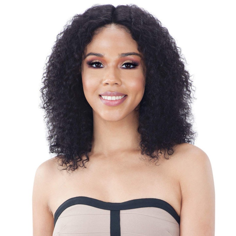 Model Model Nude Fresh Brazilian Human Hair Lace Front Wig Wet & Wavy MINT WAVE NATURAL