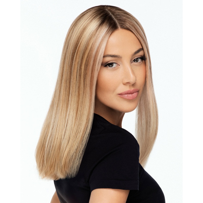 Sheer Top 10 inch | Monofilament Human Hair Topper by TressAllure SSB12/22/R10