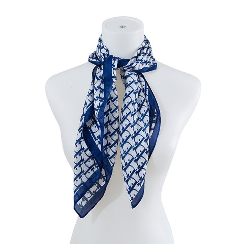 VERSATILE LUXURY PATTERN SILK SCARF BLACK/BKBK Os
