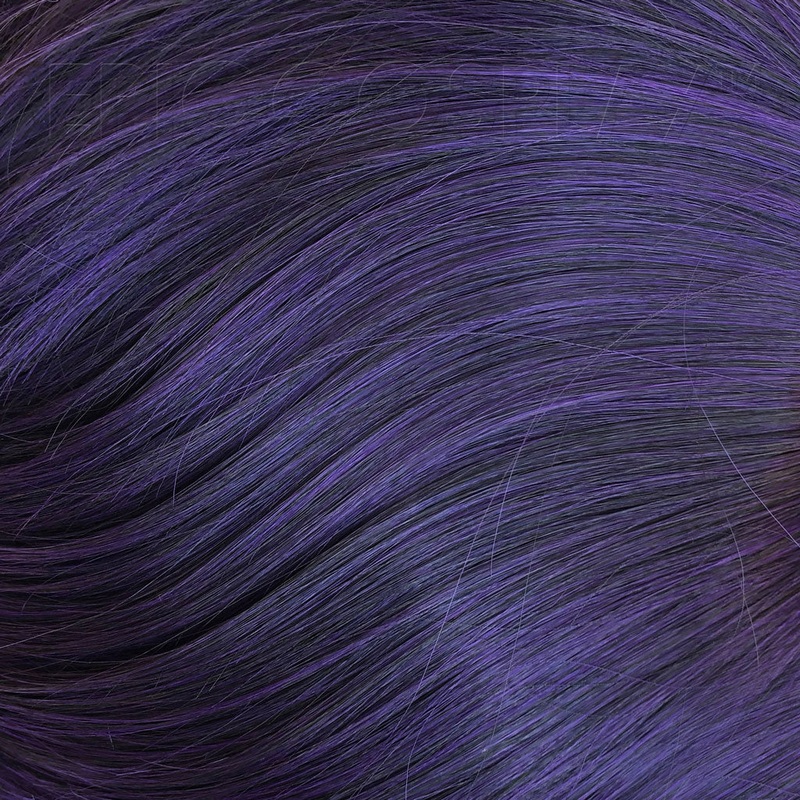 15″ Weft Extension – Purple Black Fusion