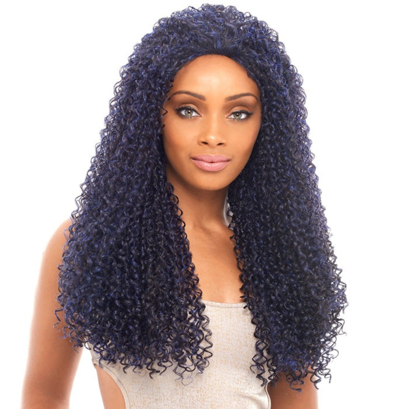 Janet Collection Full Wigs – RAHEL BLACK BLUE