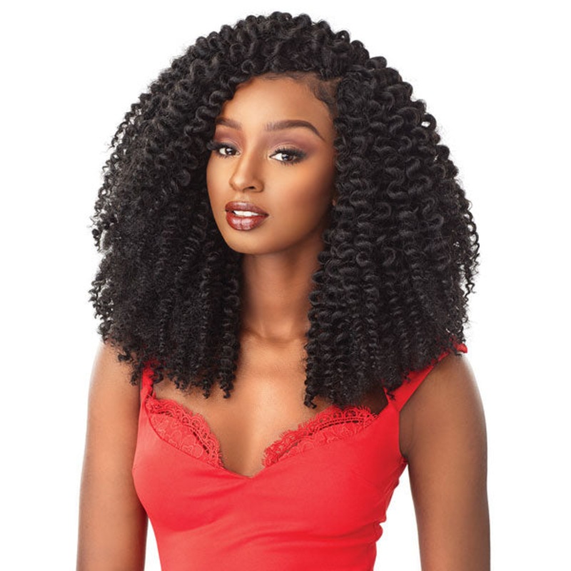 Sensationnel African Collection SNAP 3x Pre-Looped Crochet Braid BANTU KNOT OUT 12 Inch BG