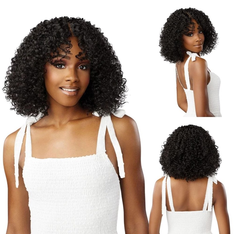 Sensationnel Dashly Synthetic Lace Front Wig – Lace Unit 44 1 JET BLACK