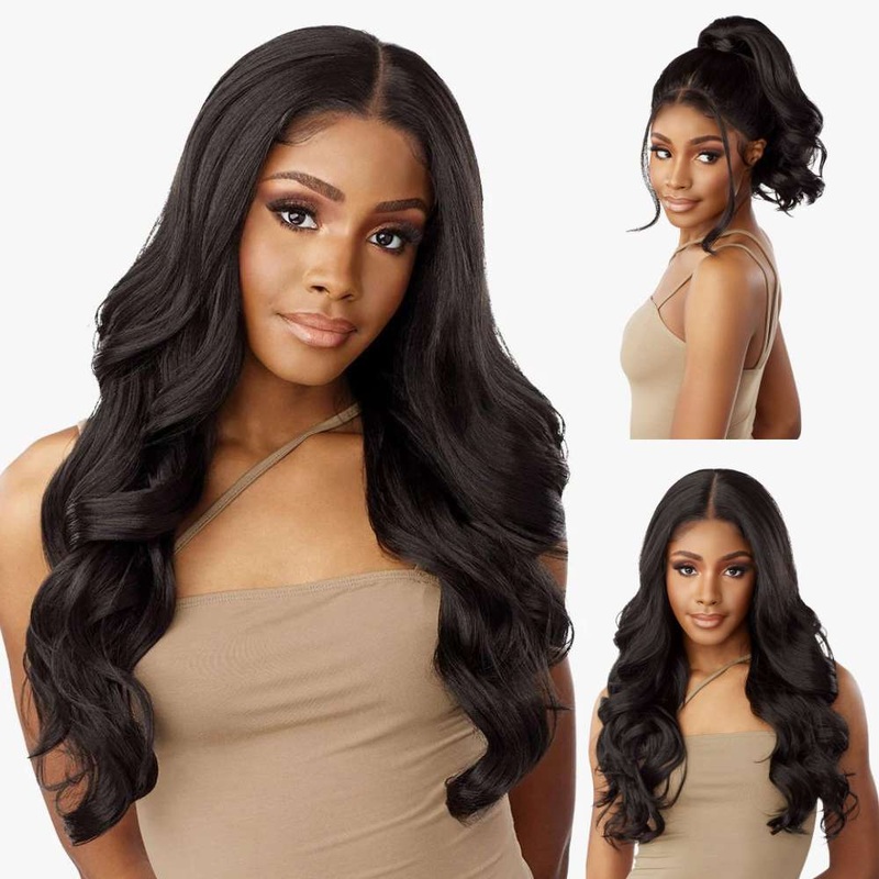 Sensationnel Glueless 360 HD Lace Wig – Butta 360 Unit 3 1 JET BLACK