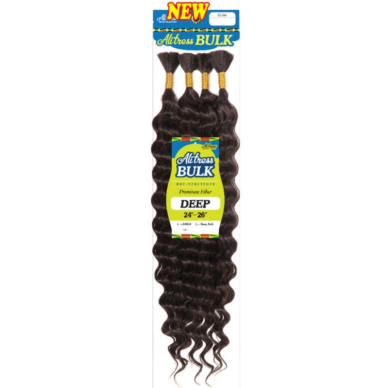 Chade Alitress Bulk Pre-Stretched Bulk Braids – DEEP 24″-26″ 1