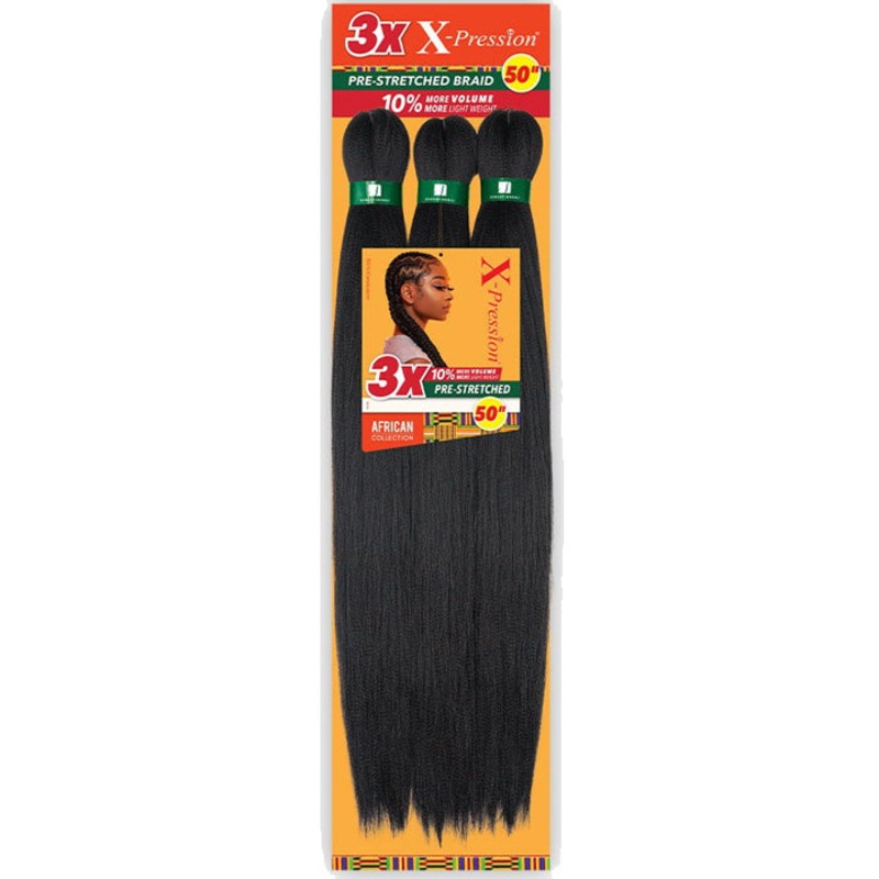 Sensationnel African Collection X-Pression Braid – 3X PRE-STRETCHED 50″ 1