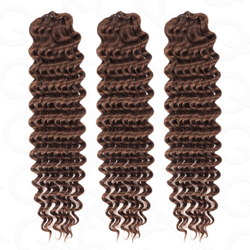 CLEARANCE SALE| Kinky Curly #4 Dark Brown Crochet Braid Hair Extensions #Dark Brown 4 20 20 20