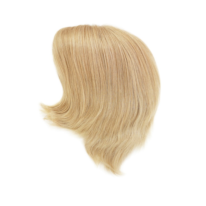 Elegant Platinum Blonde Sheitel with French Lace and Silk Top 12″