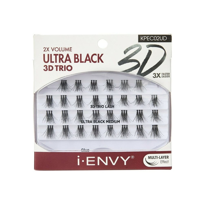 Kiss I-Envy 2x Volume Ultra Black 3D Trio – KPEC02UD