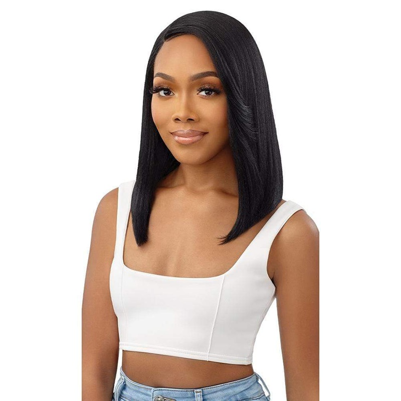 Outre EveryWear Synthetic Lace Front Wig – Every 13 1 JET BLACK