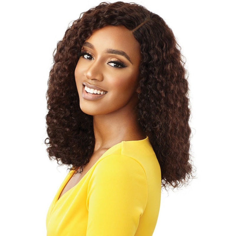Outre The Daily 100% Unprocessed Human Hair Lace Part Wet & Wavy Wig – NATURAL DEEP 16 NBLK