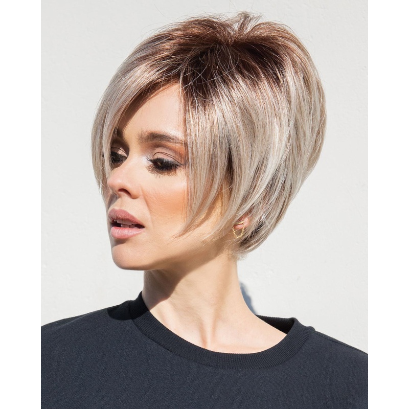 Shane | Lace Front & Monofilament Part Synthetic Wig by Rene of Paris Dark Chocolate