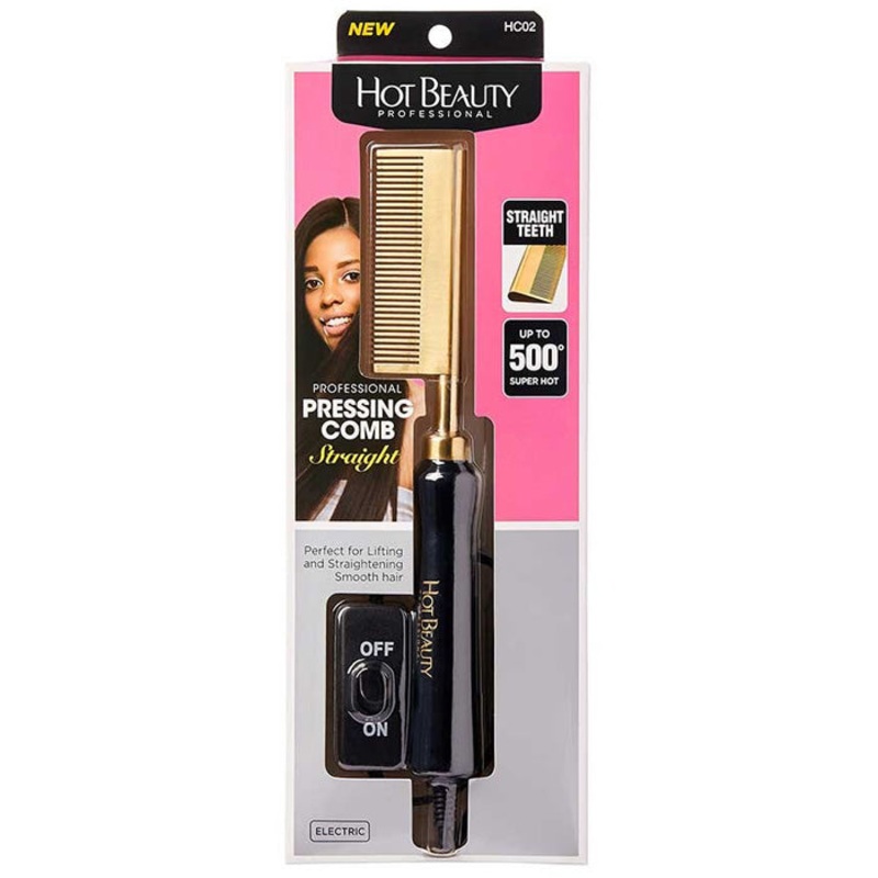Hot Beauty Professional Pressing Comb – Small SMALL HOT COMB