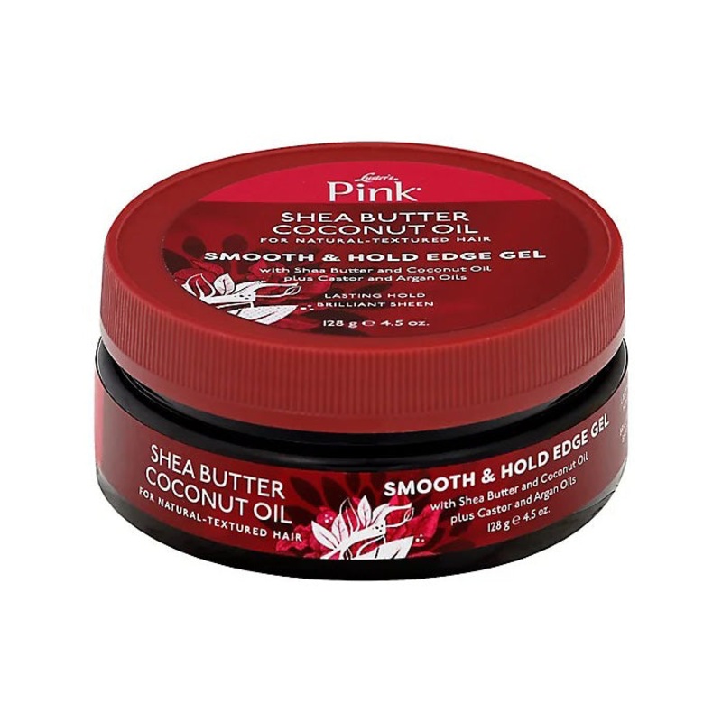 Luster’s Pink Shea Butter Coconut Oil Smooth & Hold Edge Gel 4.5oz 4.5 OZ