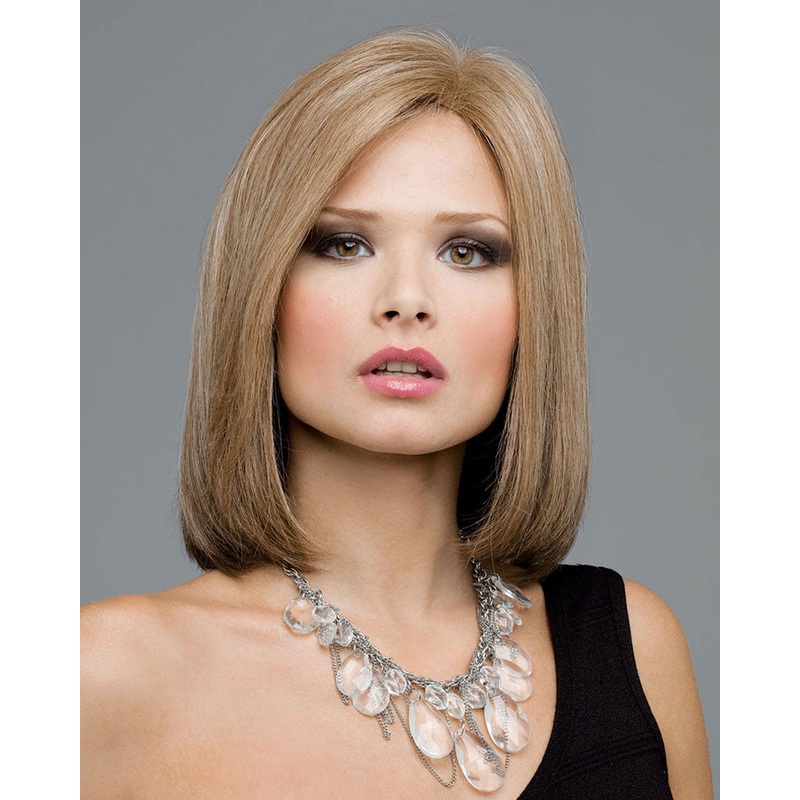 Lynsey | Lace Front & Monofilament Human Hair Blend Wig by Envy Almond Breeze