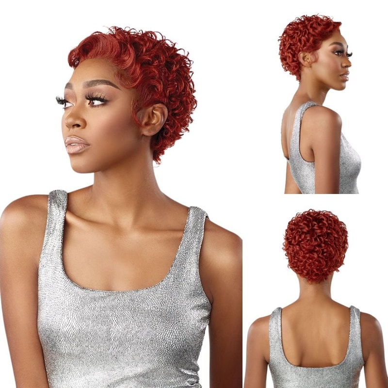 Sensationnel Shear Muse Texturized Lace Front Wig – Olene 1 JET BLACK