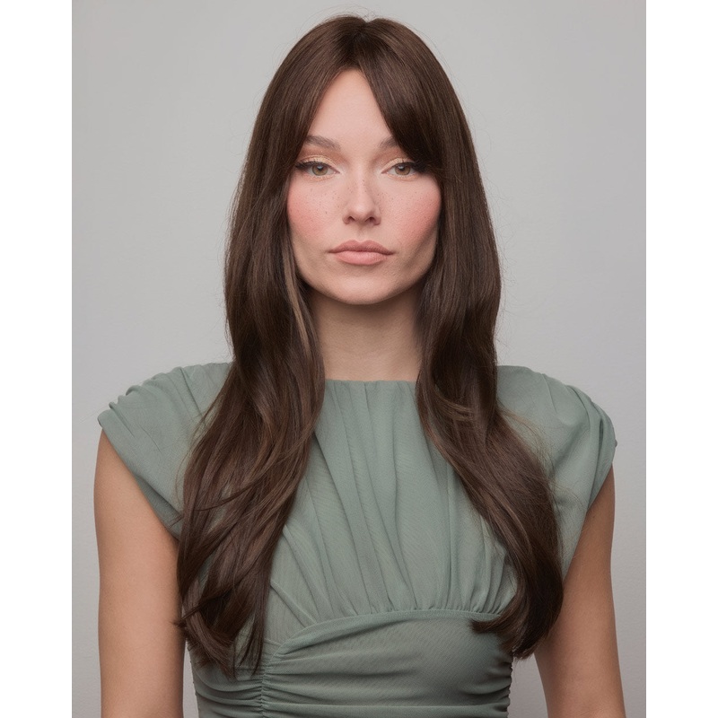 Diamond TP | Monofilament Remy Human Hair Topper by Amore Brown Spice