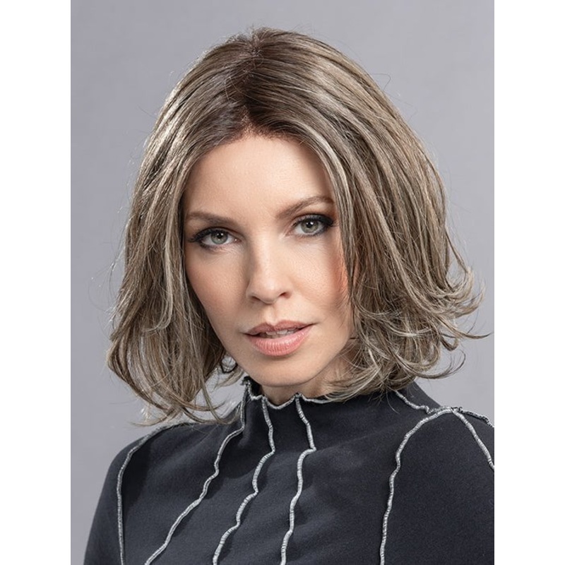 Elegance | Human Hair/Synthetic Blend Lace Front Wig (Double Mono Top) ESPRESSO-MIX