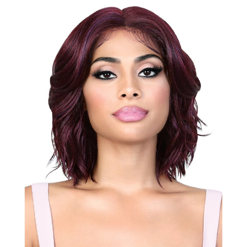 LDP-Ruth | Lace Front & Lace Part Synthetic Wig by Motown Tress 1B