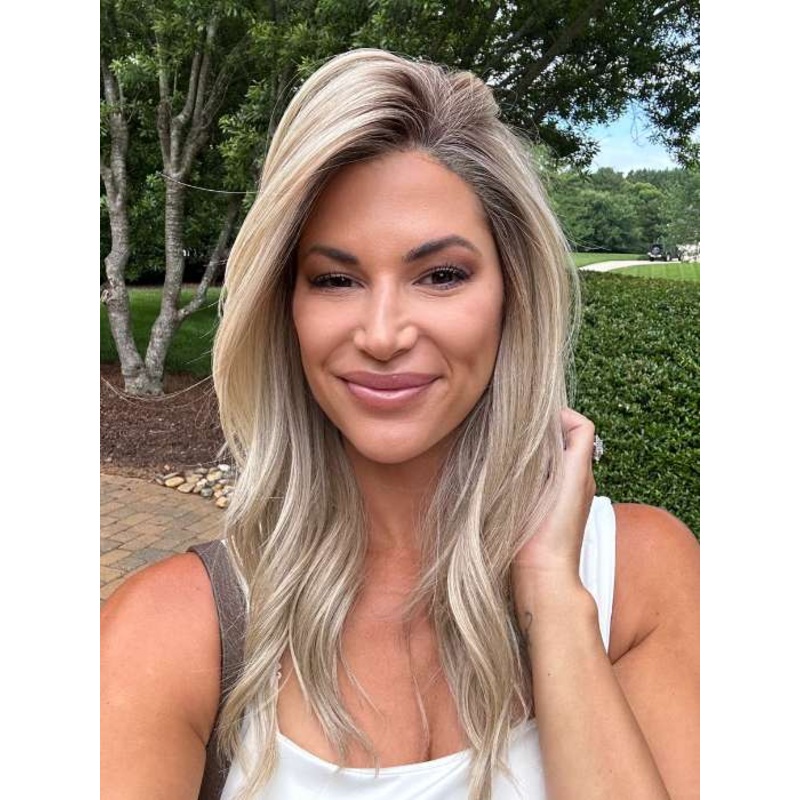 Milano | Synthetic Lace Front Wig (Mono Part) CARAMEL-BLONDE-R